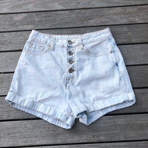 URBAN OUTFITTERS BDG HIGH RISE JEAN SHORTS